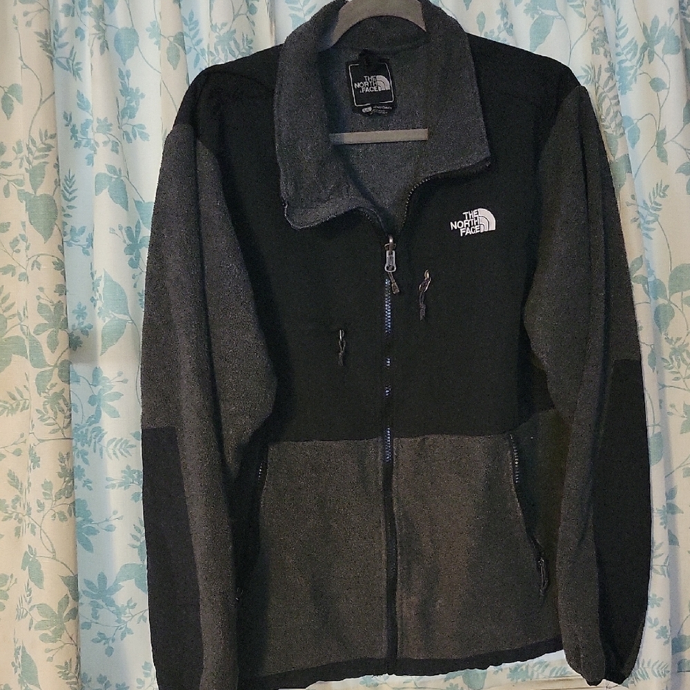 The North Face Black and Gray Fleece Jacket